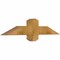 Ekena Millwork Eugene Rough Sawn Timber Gable Bracket, Western Red Cedar, 36"W x 7"H x 4"D x 4"F, 5/12 Pitch GBW036X07X0404EUG00RWR - alternate 3